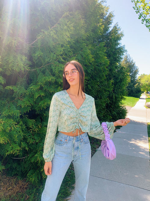 The Garden Party Top // Sage